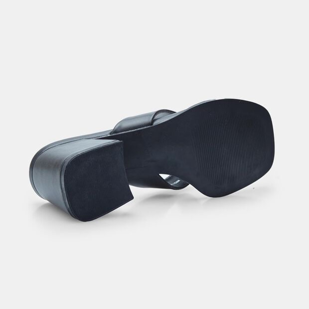 Sandalias con tac&oacute;n de mujer BATA RED LABEL, Negro