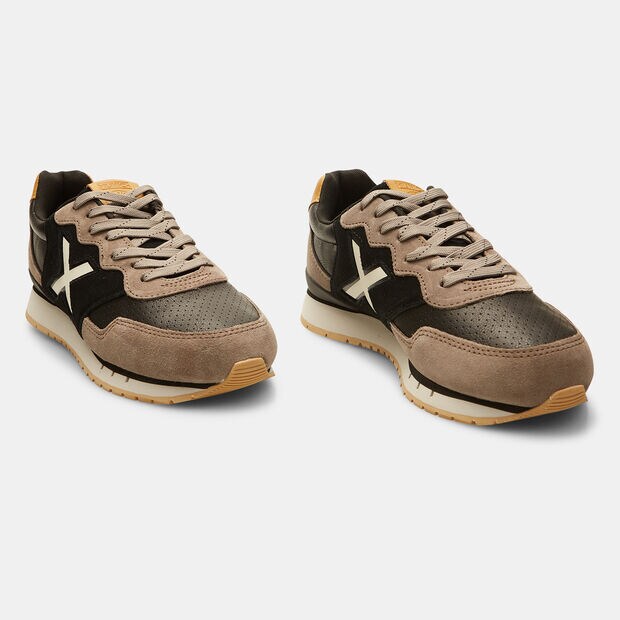 Sneakers de hombre de piel munich, Azul
