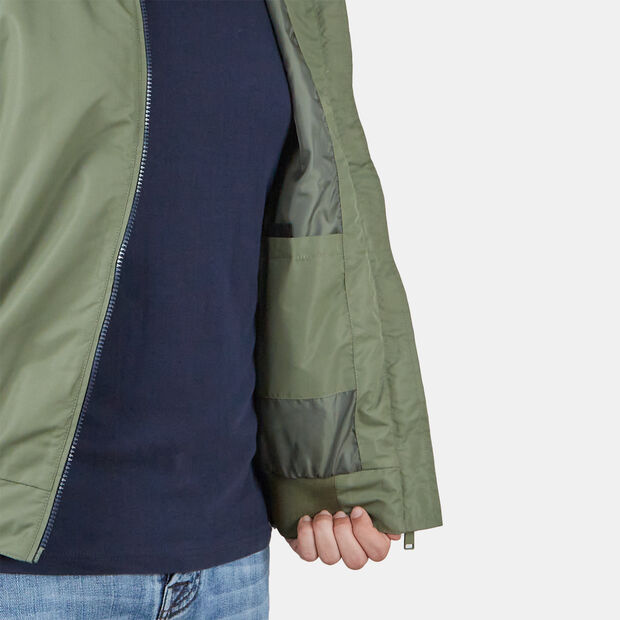 Cazadora b&oacute;mber de hombre, Verde