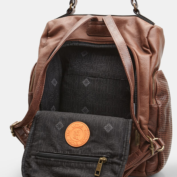 Mochila de mujer Refresh, Piel