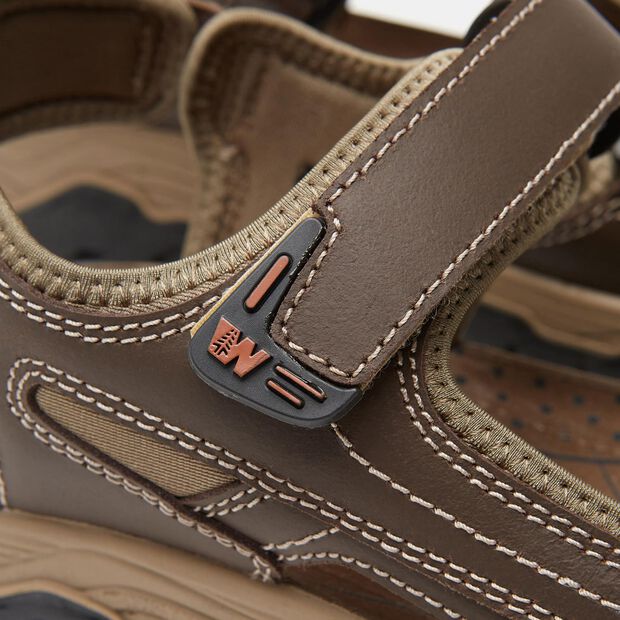 Sandalias deportivas de hombre Weinbrenner en piel, Piel