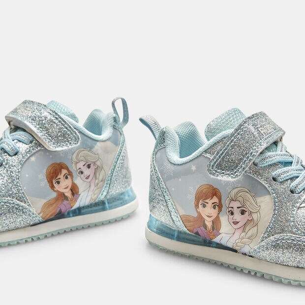 Sneakers de ni&ntilde;a frozen con brillantitos, Azul