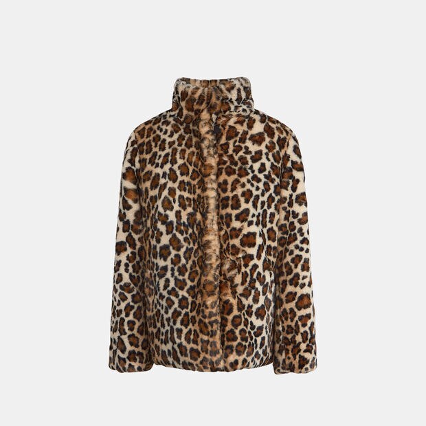 Pelo sint&eacute;tico de mujer animal print, Animal