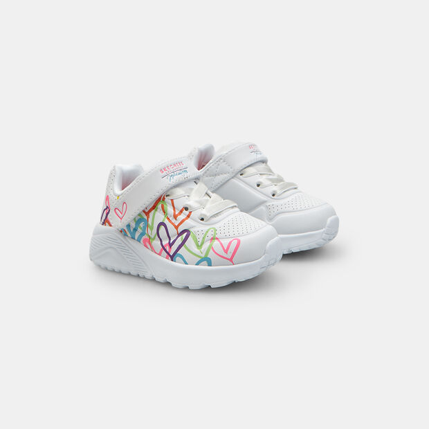 Zapatillas infantiles Skechers Uno Lite, Blanco