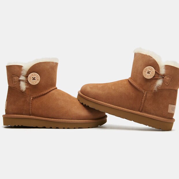 Botas UGG Mini Bailey Button II, Piel