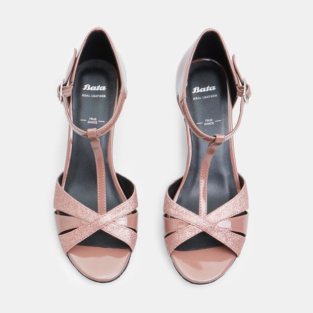 Zapatos de sal&oacute;n abiertos de mujer BATA, Rosa