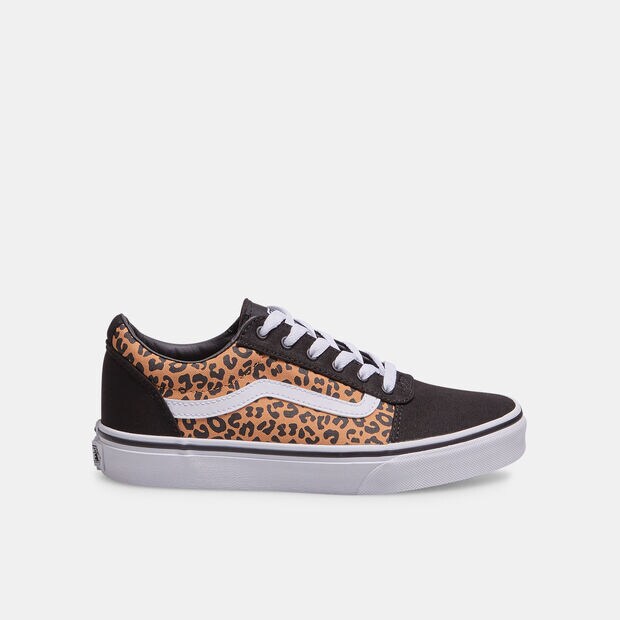 Sneaker vans ward animal print, Negro
