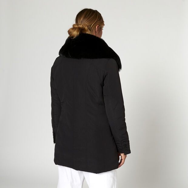 Chaqueta de mujer con pelo sint&eacute;tico, 