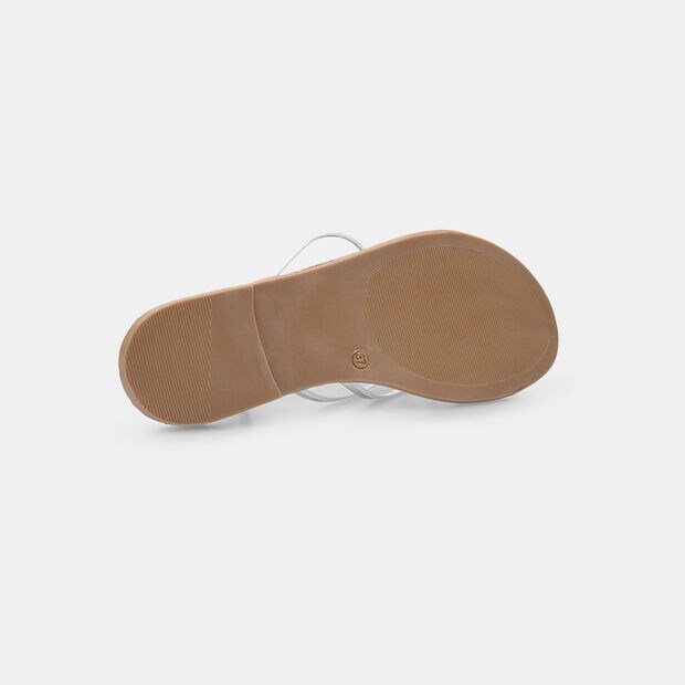 Sandalias de gladiadora para mujer BATA, Blanco