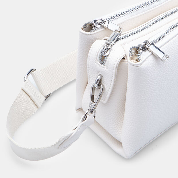 Bolso cruzado para mujer Bata, Blanco