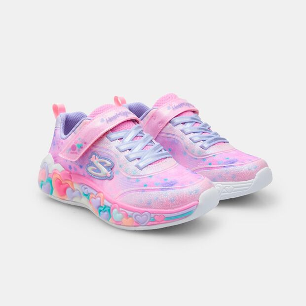 Zapatillas deportivas para ni&ntilde;os SKECHERS ETERNAL HEART LIGHTS, Rosa
