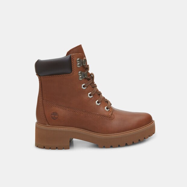 Bot&iacute;n de mujer de piel Timberland Carnaby Cool 6In, Marr&oacute;n