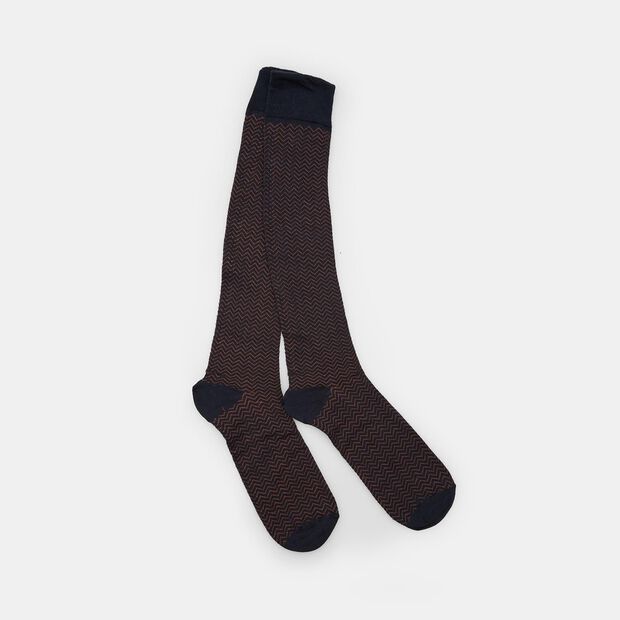 Tres pares de calcetines largos para hombre, Multicolor