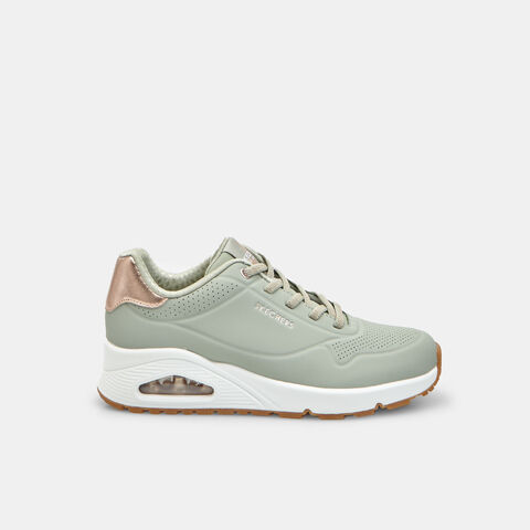 Zapatillas de mujer Skechers UNO, Verde