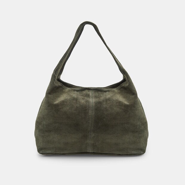Bolso de mujer en ante Bata, Verde