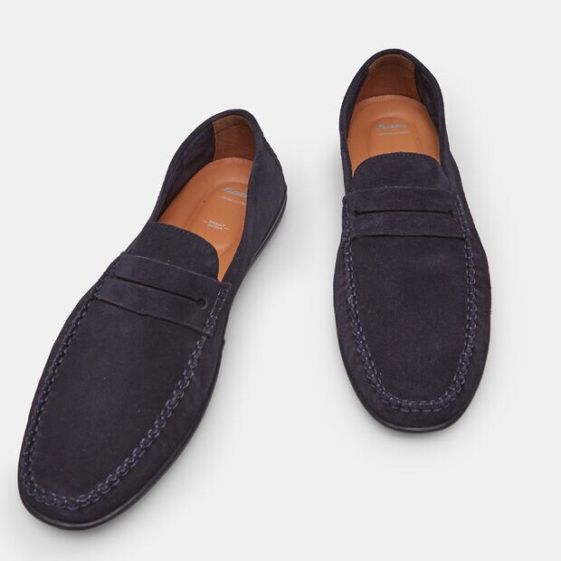 Mocasines de hombre de ante, 