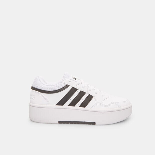 Sneakers para mujer con plataforma Adidas Hoops 3.0 Bold W, Blanco