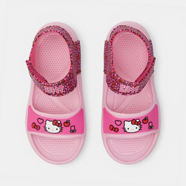 Sandalia de playa para ni&ntilde;a HELLO KITTY, Rosa