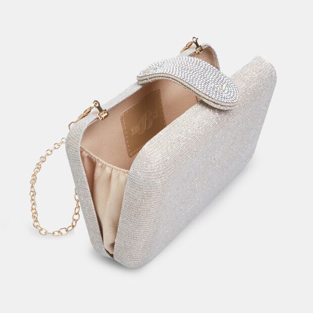 Clutch para mujer, Beige