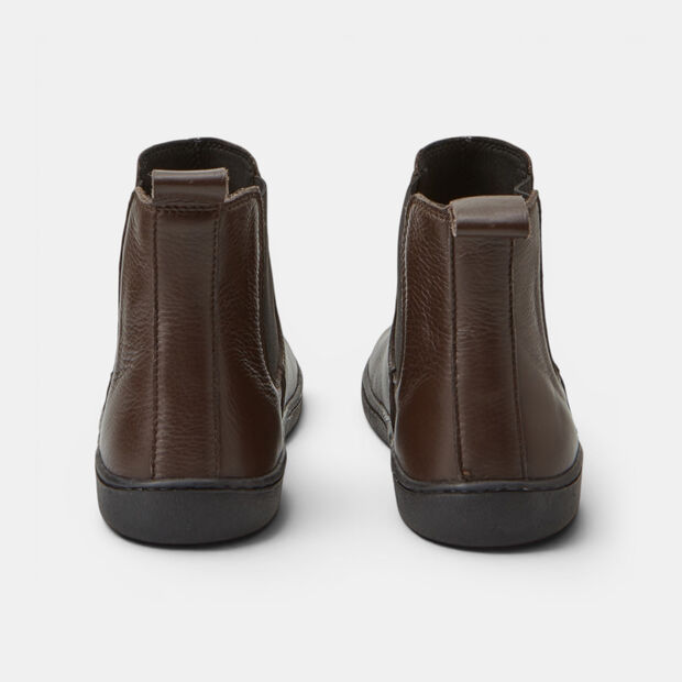 Bot&iacute;n barefoot de piel para mujer Bata, Marr&oacute;n