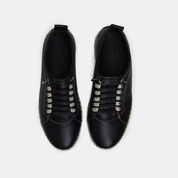 Sneakers de mujer en piel, 
