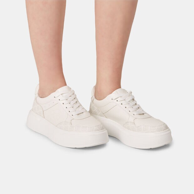 Sneakers para mujer Bata Red Label con plataforma de 4 cm, Blanco