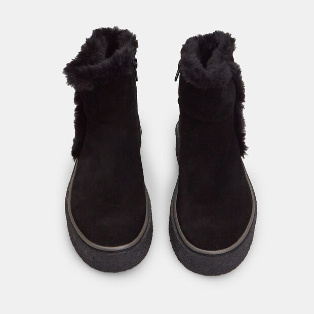 Botines de mujer de ante Weinbrenner, Negro