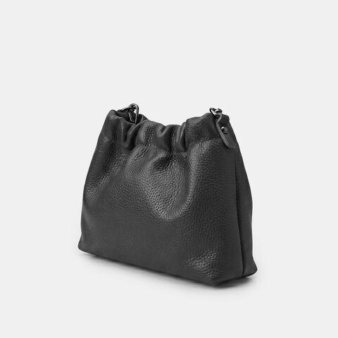 Bolso bandolera de mujer con el&aacute;stico Bata, Negro
