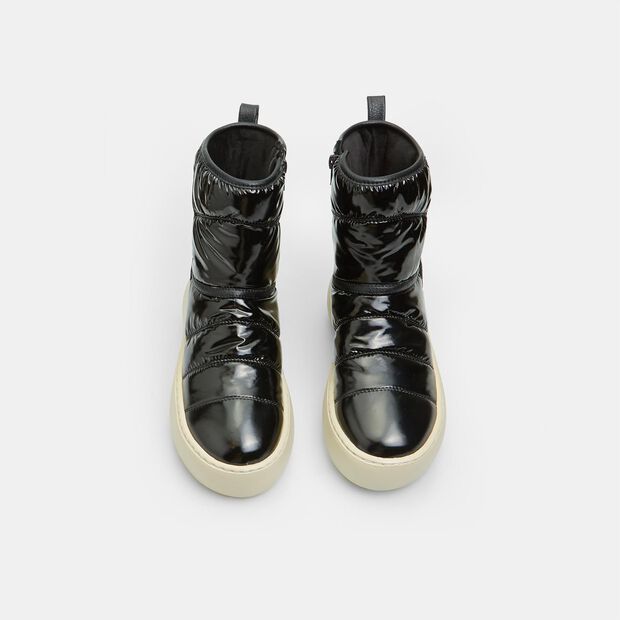 Botas de nieve micro para mujer WEINBRENNER, Negro