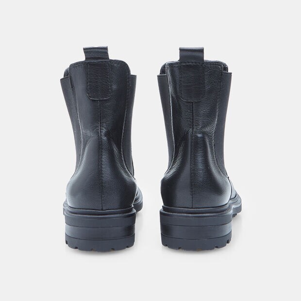 Bot&iacute;n Chelsea de piel para mujer Bata, Negro