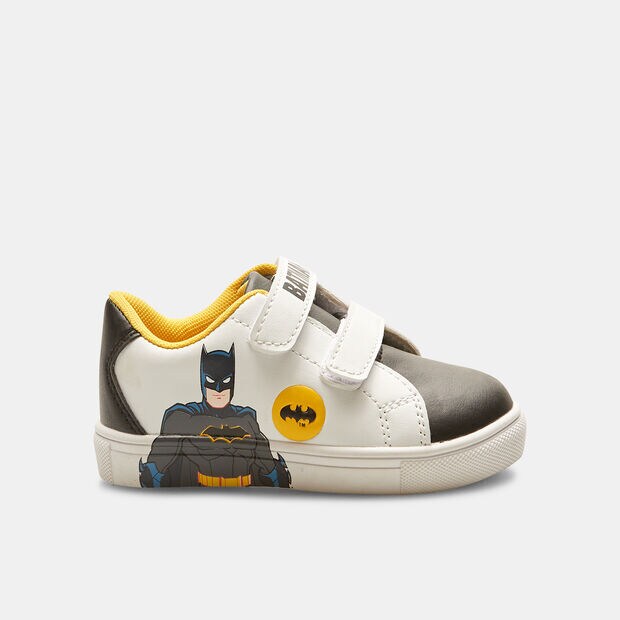 Zapatillas de ni&ntilde;o Batman con velcro, Negro