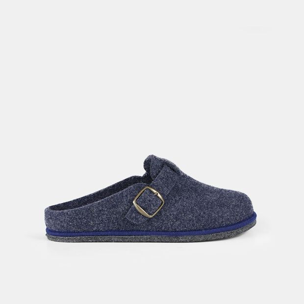 Zapatillas de casa para hombre de fieltro, 