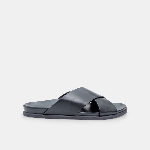 Pantufla Bata Red Label para hombre, Negro