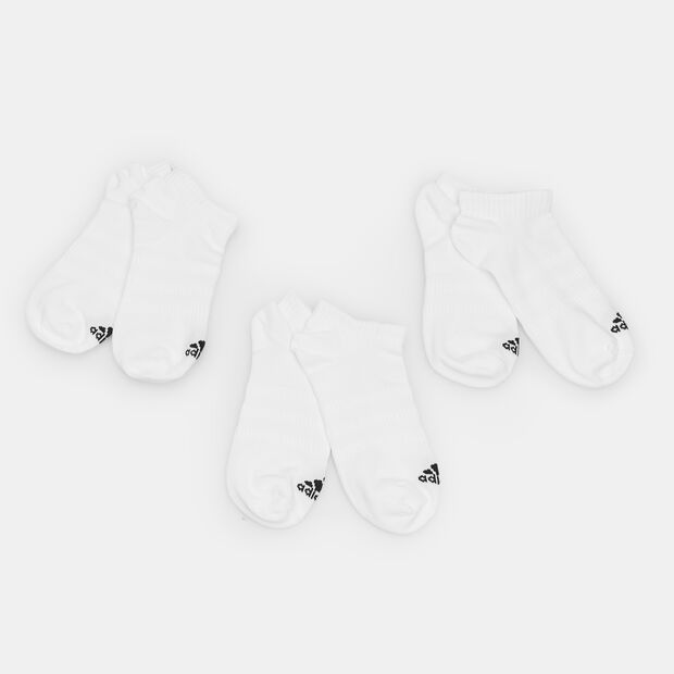 Tres pares de calcetines unisex Adidas, Blanco