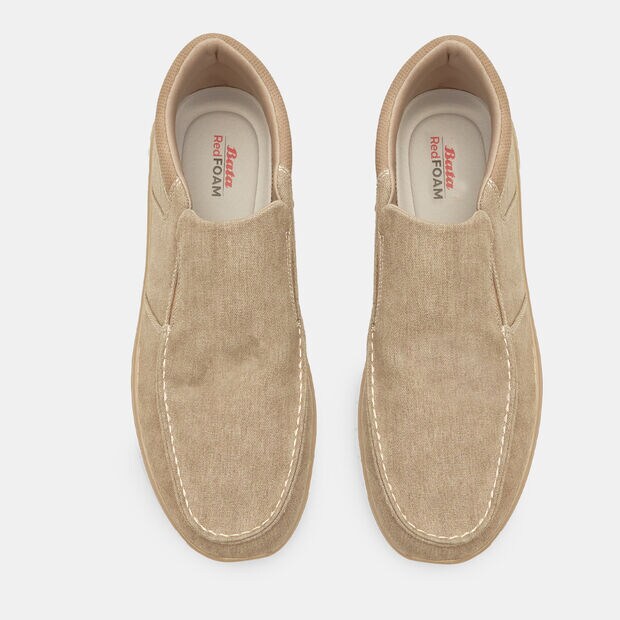 Mocasines de hombre , Beige