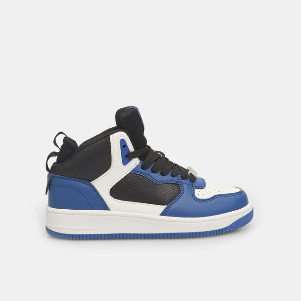 Zapatillas altas para ni&ntilde;os, Azul
