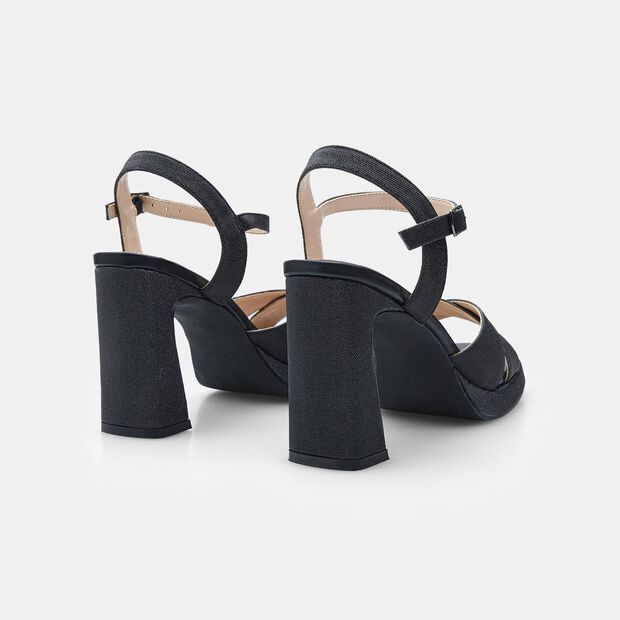 Sandalias de mujer con tac&oacute;n y correa BATA, 
