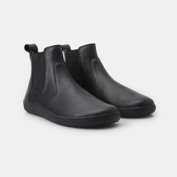 Bot&iacute;n de piel para hombre Bata, Negro