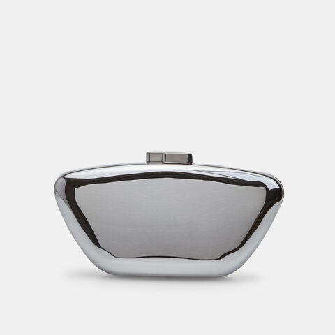 Clutch de mujer Bata, Plateado