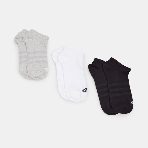 Tres pares de calcetines unisex Adidas, Multicolor
