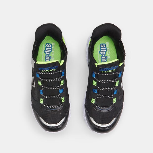 Zapatillas Skechers Slip-ins para ni&ntilde;os con luces, Negro