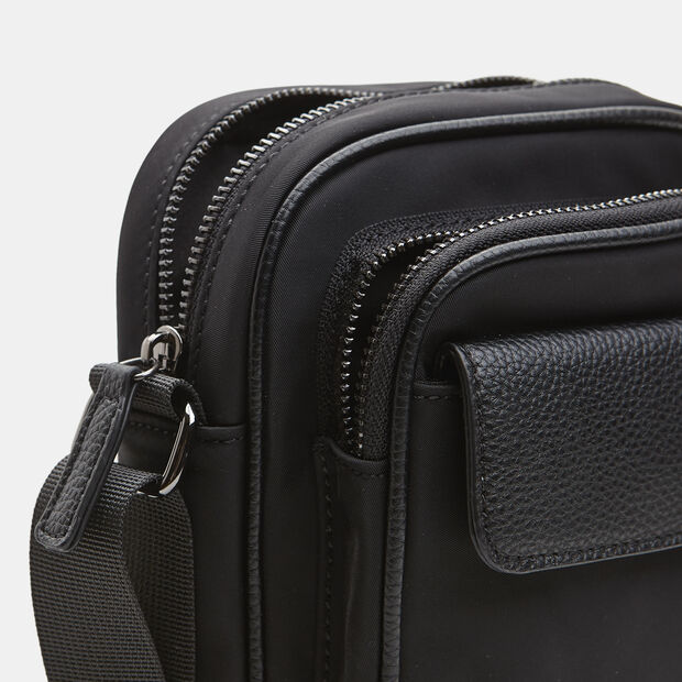 Bolso bandolera de hombre Bata, Negro