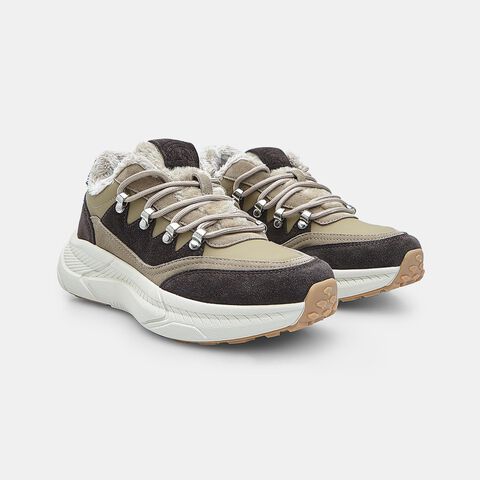 Zapatilla deportiva de ante para mujer Bata, Taupe
