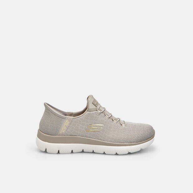 Zapatillas deportivas de mujer Skechers Slip-ins SUMMITS, Beige
