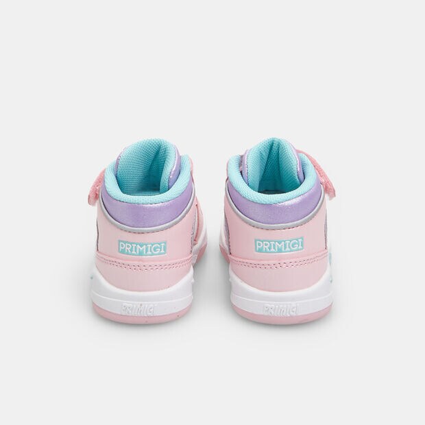 Sneakers altas de ni&ntilde;a primeros pasos Primigi, Rosa