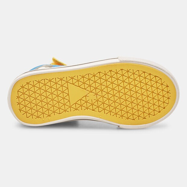 Sneakers altas de ni&ntilde;o con lazos, Azul