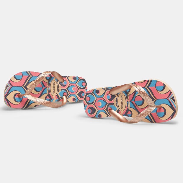 Chanclas de mujer de dedo Havaianas, Dorado