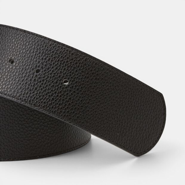Cintur&oacute;n de mujer con hebilla a juego, Negro
