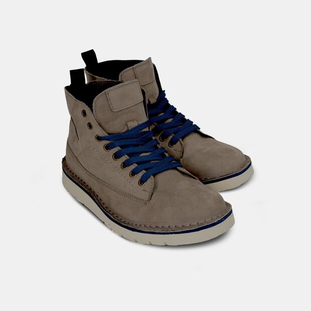 Botines de hombre de nubuck, Taupe