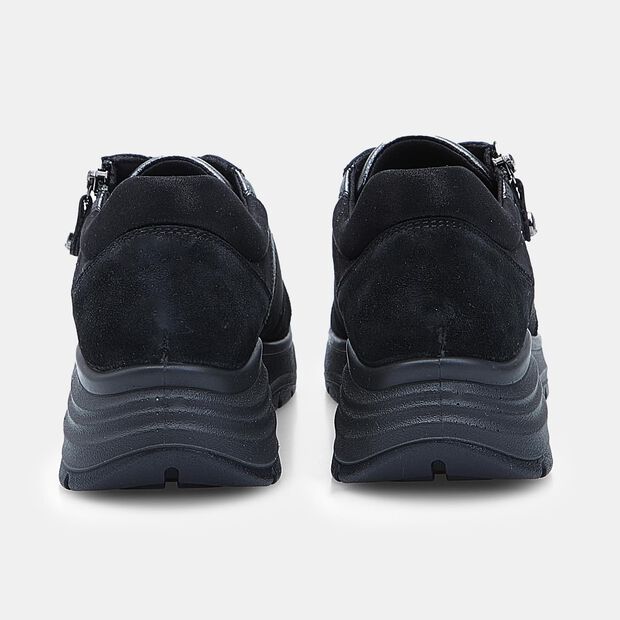 Zapato con cordones de ante con cremallera para mujer Bata, 